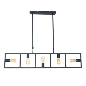 Mexlite Hanglamp mexlite racky 2981zw zwart