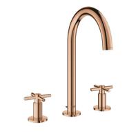 GROHE Atrio Wastafelkraan Opbouw - uitloop 16.6cm - M-size - waste - hoog - - kruisgrepen - warm sunset 20008DA3 GROHE Atrio Wastafelkraan Opbouw - uitloop 16.6cm - M-size - waste - hoog - - kruisgrepen - warm sunset 20008DA3