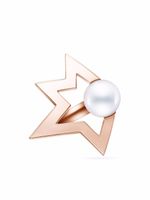 TASAKI bijou d'oreille Collection Line Comet Plus en or rose 18ct à perle - thumbnail