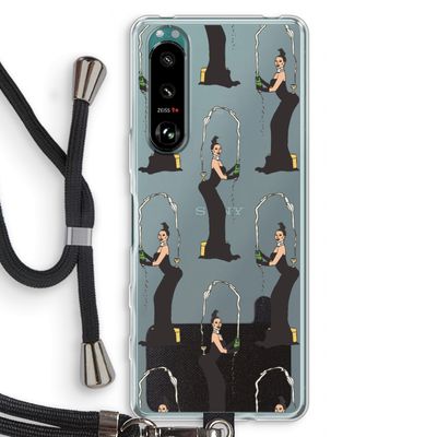 Pop Some Kim: Sony Xperia 5 III Transparant Hoesje met koord