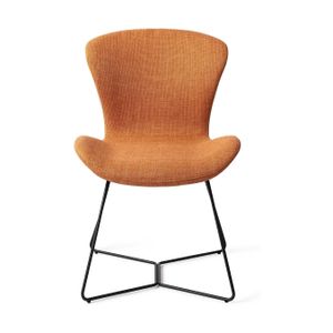 Jesper Home Moji eetkamerstoel Flax and Hay beehive black