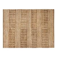 Beliani-KAMBERLI-Laagpolig vloerkleed-Beige-160 x 230 cm-Jute - thumbnail