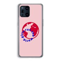 Run The World: Oppo Find X3 Transparant Hoesje