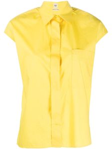 Hermès Pre-Owned chemise à design sans manches - Jaune