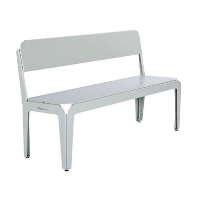 Weltevree Bended tuinbank met rugleuning Agate Gray