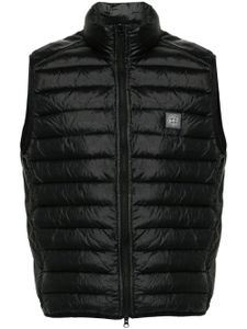 Stone Island gilet à patch logo - Noir