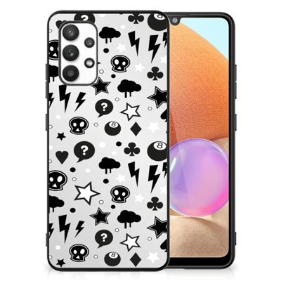 Telefoonhoesje Samsung Galaxy A32 4G | A32 5G Enterprise Editie Silver Punk