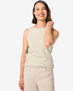 HEMA Dames Tanktop Dania Gebroken Wit (gebroken wit)