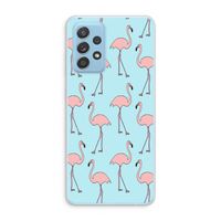 Anything Flamingoes: Samsung Galaxy A73 Transparant Hoesje