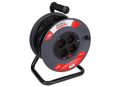 Kabelhaspel 25 m 3g1.5 4 stopcontacten - Velleman