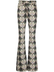 ETRO jean évasé à motif cachemire - Tons neutres
