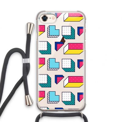8-bit N°7: iPhone 7 Transparant Hoesje met koord