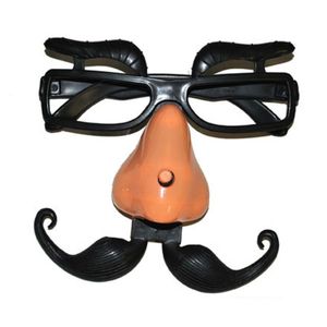Fopneus/Fun bril met neus en wenkbrauwen