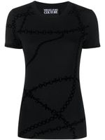 Versace Jeans Couture t-shirt à imprimé graphique - Noir