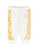 Versace Kids pantalon de jogging à imprimé Barocco - Blanc - thumbnail