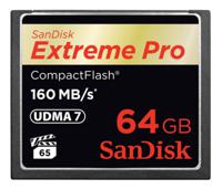 SanDisk 64GB Extreme Pro CF 160MB/s CompactFlash - thumbnail