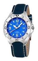 Horlogeband Calypso K5154 / K5154-4 Leder Blauw 21mm - thumbnail