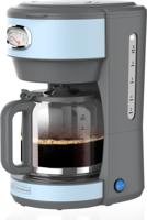 Retro Serie - Coffee Maker - 1000W - 1,25L - Blue - thumbnail