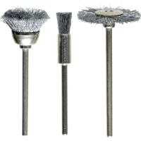 kwb 518000 Draadborstelset, 3-delig, HSS staaldraad, gegolfd 3 stuk(s)