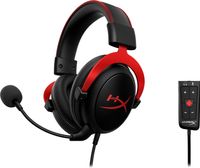 HyperX Cloud II Red Over Ear headset Gamen Kabel Stereo Zwart/rood - thumbnail