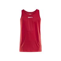 Craft Rush singlet shirt mouwloos rood heren M