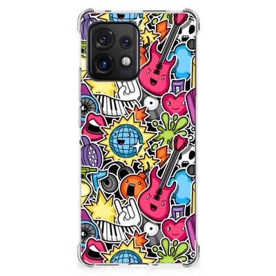 Motorola Edge 40 Pro Anti Shock Bumper Case Punk Rock Motorola Edge 40 Pro Anti Shock Bumper Case Punk Rock