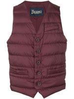 Herno quilted waistcoat - Rouge - thumbnail