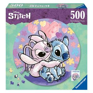 Ravensburger Legpuzzel rond stitch, 500st.