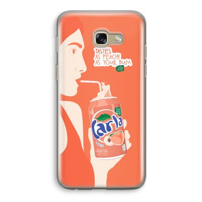 Peach please!: Samsung Galaxy A5 (2017) Transparant Hoesje
