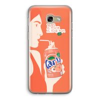 Peach please!: Samsung Galaxy A5 (2017) Transparant Hoesje