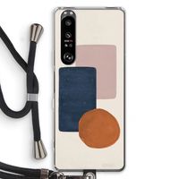 Geo #3: Sony Xperia 1 III Transparant Hoesje met koord