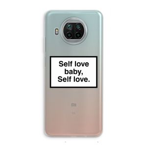 Self love: Xiaomi Mi 10T Lite 5G Transparant Hoesje