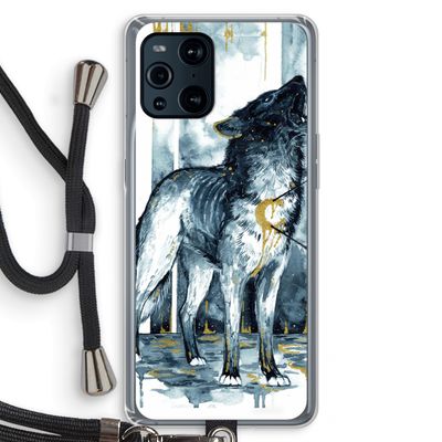 Bleeding Soul: Oppo Find X3 Pro Transparant Hoesje met koord