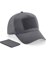 Beechfield CB638 Removable Patch 5 Panel Cap - Graphite Grey - One Size