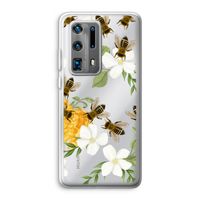 No flowers without bees: Huawei P40 Pro Plus Transparant Hoesje