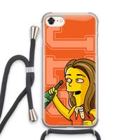 Jamie Lee Simpson: iPhone 7 Transparant Hoesje met koord