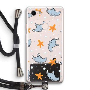 Manta: Pixel 3 Transparant Hoesje met koord