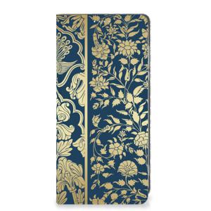 Motorola Moto G84 Smart Cover Beige Flowers