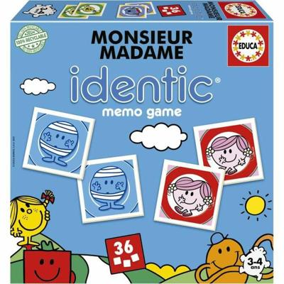 Educatief Spel Educa Monsieur Madame Identic (FR)