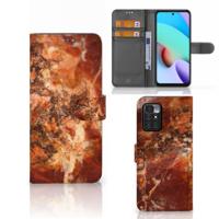 Xiaomi Redmi 10 | Bookcase | Marmer Bruin