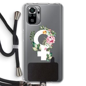 Venus: Xiaomi Redmi Note 10S Transparant Hoesje met koord