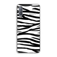 Zebra pattern: Samsung Galaxy A7 (2018) Transparant Hoesje