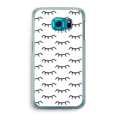 Wimpers: Samsung Galaxy S6 Transparant Hoesje