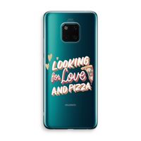 Pizza is the answer: Huawei Mate 20 Pro Transparant Hoesje