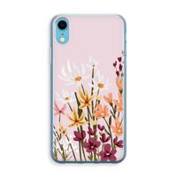 Painted wildflowers: iPhone XR Transparant Hoesje