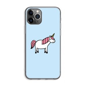 Eenhoorn: iPhone 11 Pro Max Transparant Hoesje