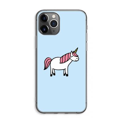 Eenhoorn: iPhone 11 Pro Max Transparant Hoesje