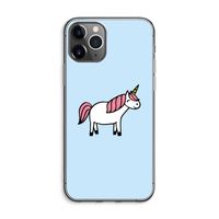 Eenhoorn: iPhone 11 Pro Max Transparant Hoesje