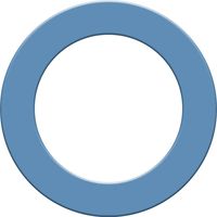 Designa DESIGNA Dartboard Surround Heavy Duty Sky Blue - thumbnail
