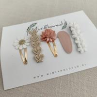 Haarspeldjes Blossom Pink | Middel